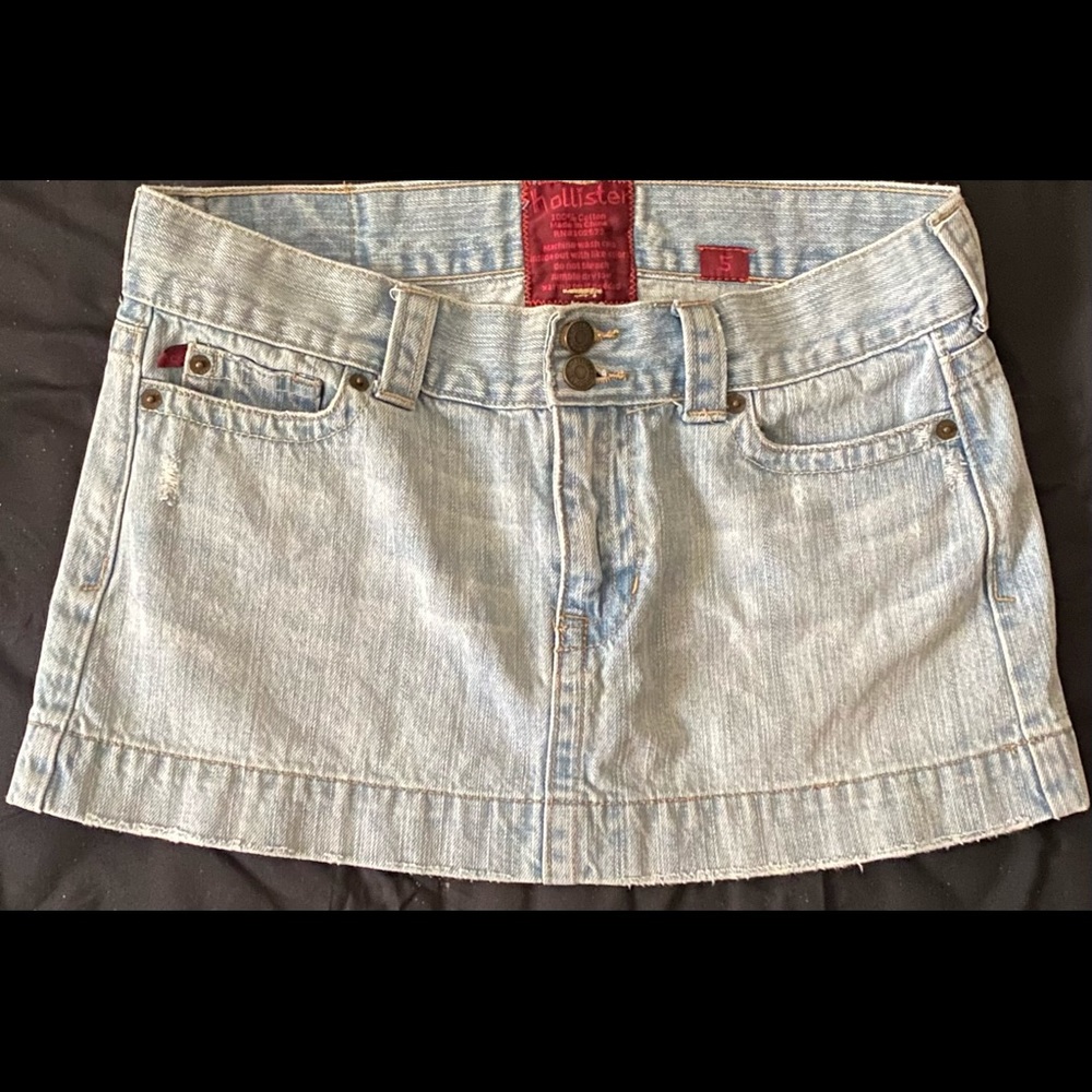Vintage Hollister mini denim skirt